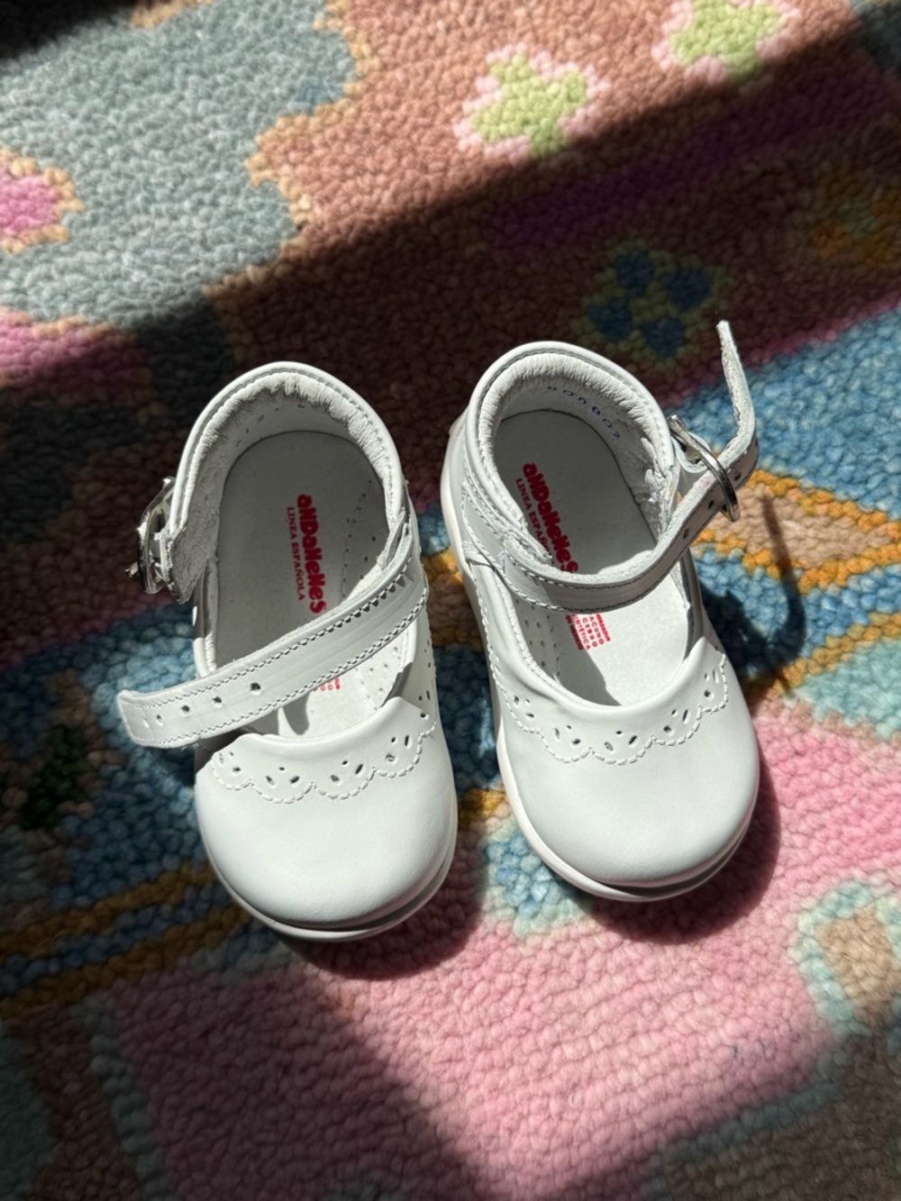 White Mary Jane Kids Shoes by andanenes